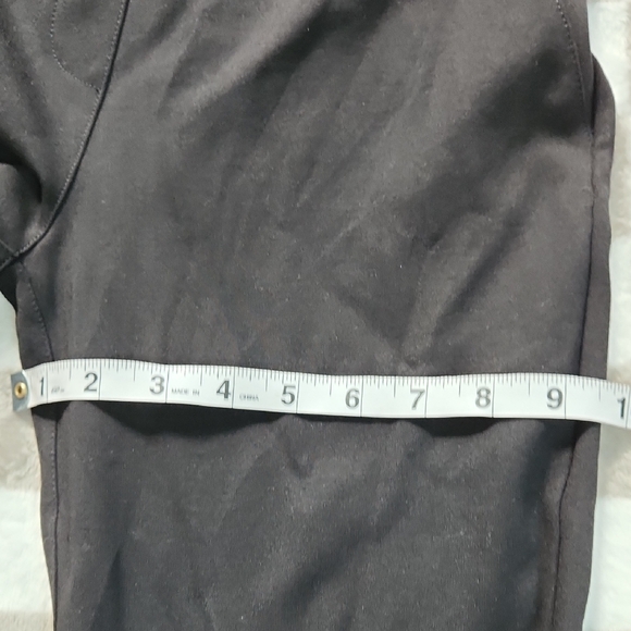 Betabrand Black Straight Leg Pants - Picture 7 of 10